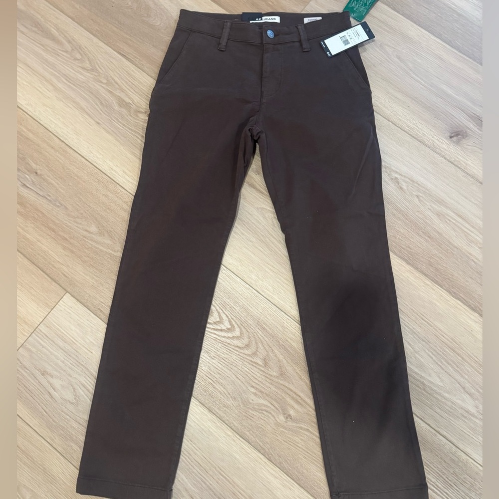Men’s MAVI Edward Coffee Bean Twill Mid Rise Slim Straight Leg Pants NWT